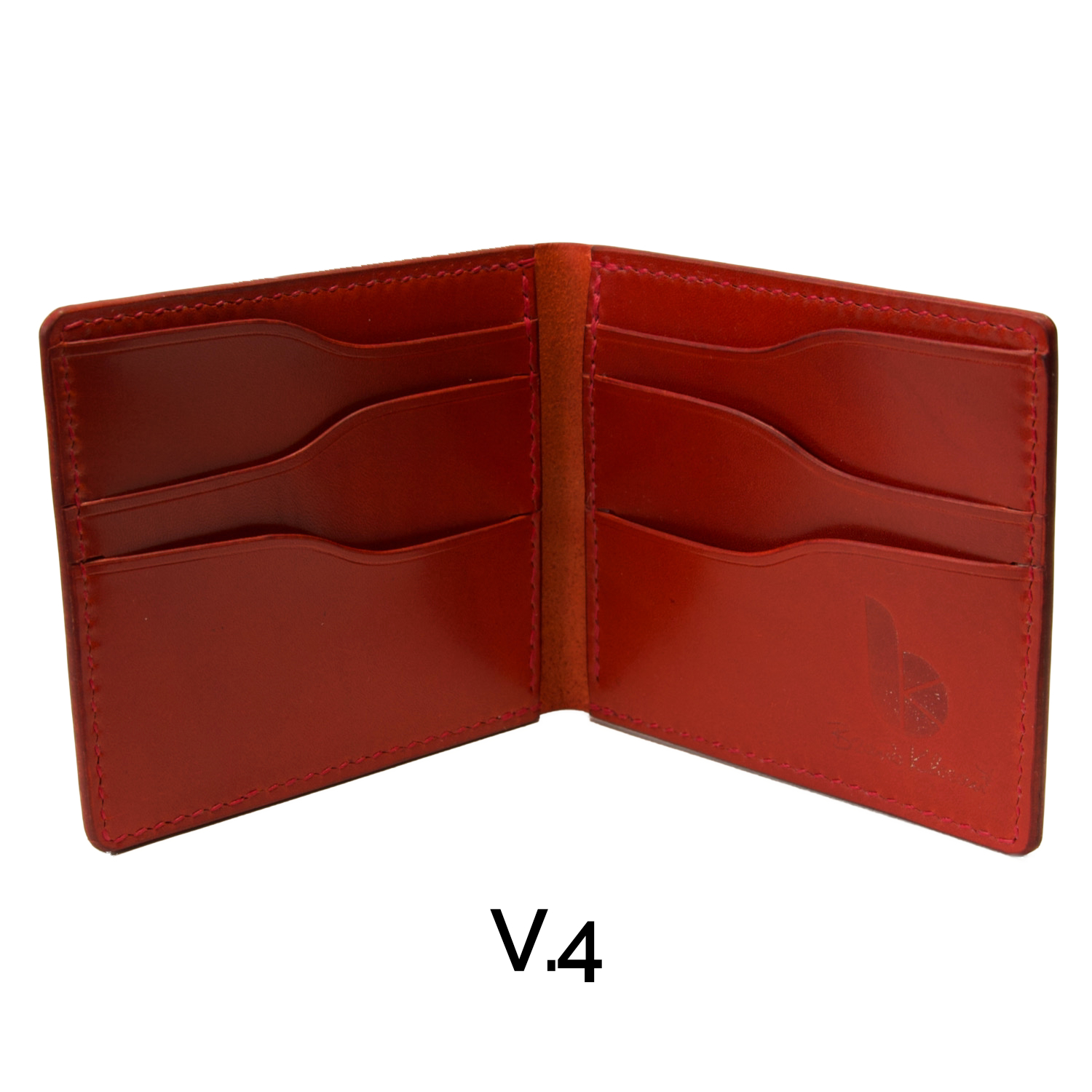 leather bifold wallet without coin pocket